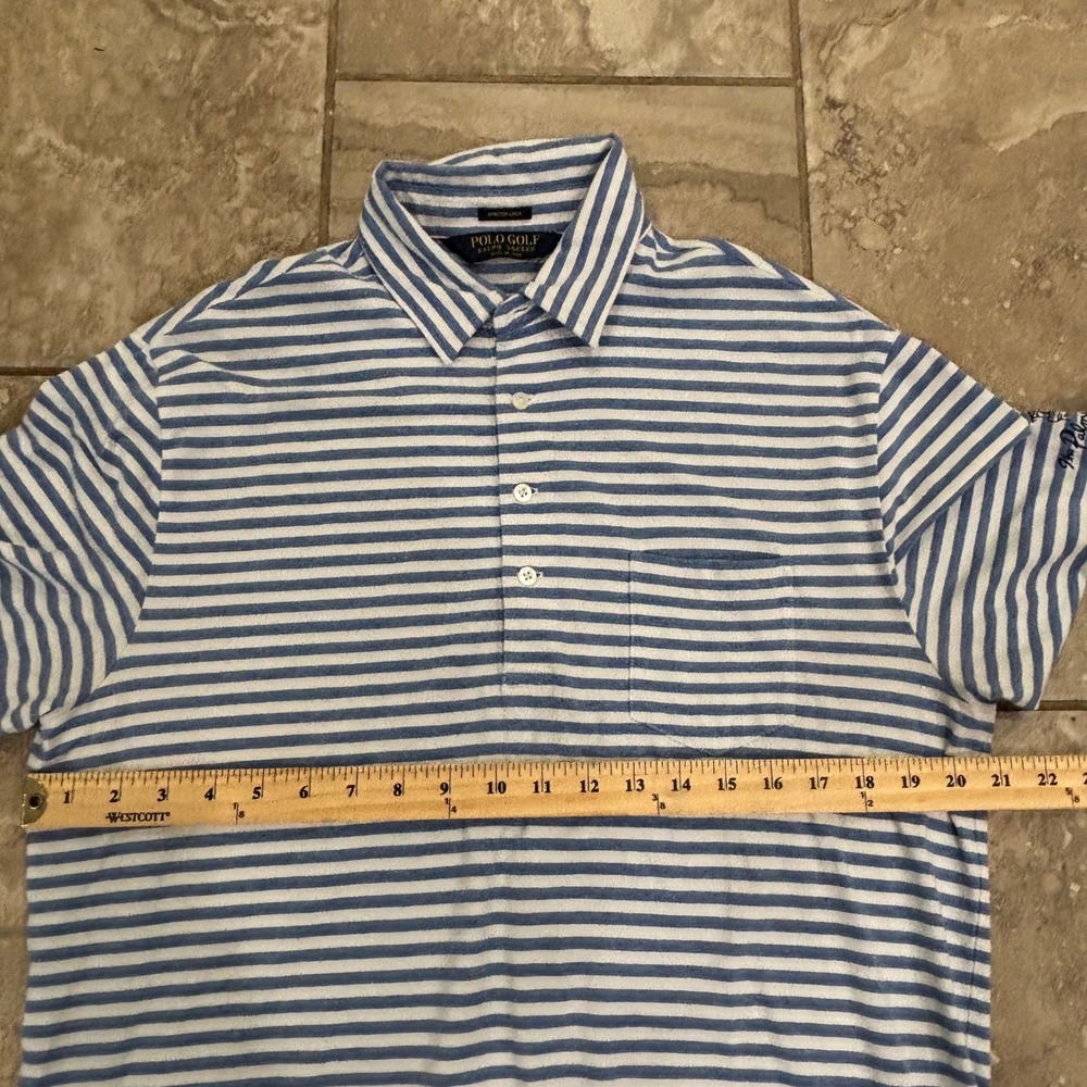 Polo Golf Ralph Lauren Mens Stretch Lisle Polo The Palmer Course La Cantera L - Picture 10 of 12